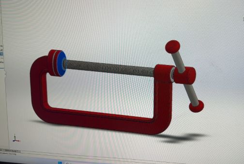 SolidWorks - C-Clamp Assembly